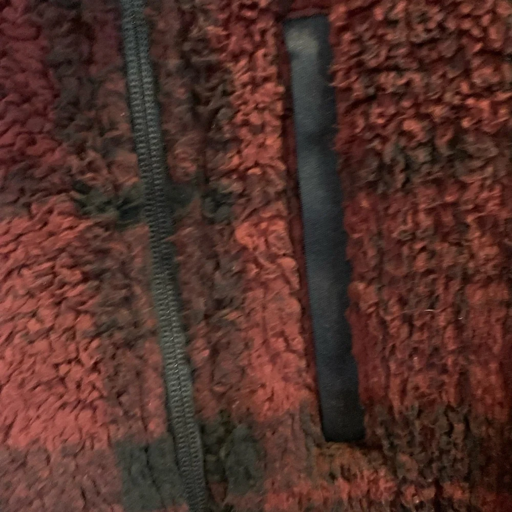 NWT Plaid Sherpa Zip-Up Jacket - Picture 4 of 8